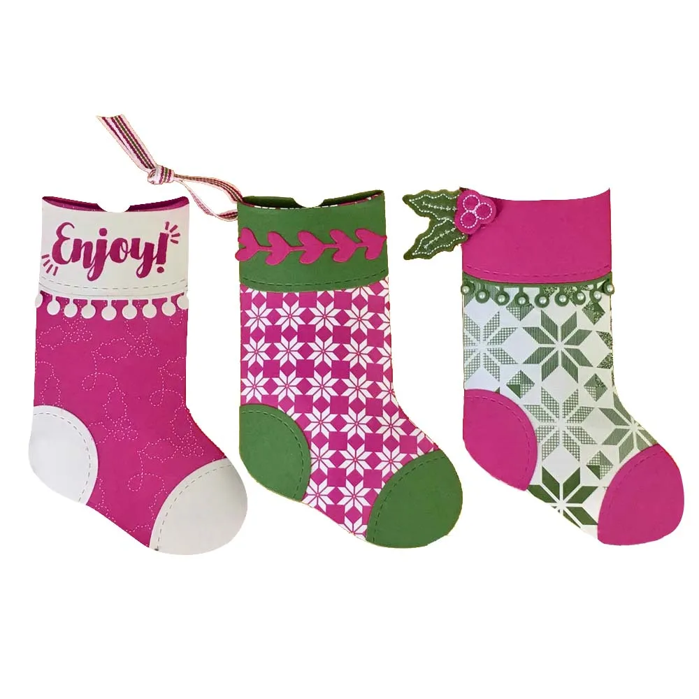 Christmas Stockings Metal Cutting Dies DIY Scrapbooking Paper Craft Card Album Gift Present Embossing Die Cuts
Christmas Stockings Metal Cutting Dies DIY Scrapbooking Paper Craft Card Album Gift Present Embossing Die Cuts