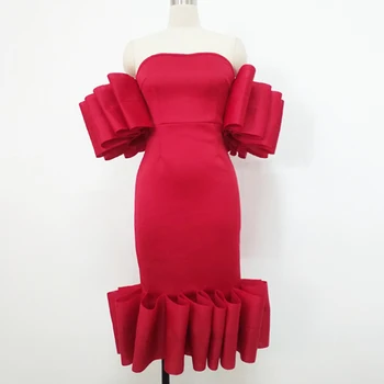 HIGH STREET New Fashion 2020 Summer Designer Runway Dress Women's Big Ruffle Cutting Bodycon Dress
HIGH STREET New Fashion 2020 Summer Designer Runway Dress Women's Big Ruffle Cutting Bodycon Dress