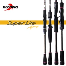 KUYING SUPERLITE Ajing 2.28m 7'6" 2.58m 8'6" Spinning Casting Fishing Lure Rod Stick Cane Pole Super Fast Action Bottom Water
KUYING SUPERLITE Ajing 2.28m 7'6" 2.58m 8'6" Spinning Casting Fishing Lure Rod Stick Cane Pole Super Fast Action Bottom Water