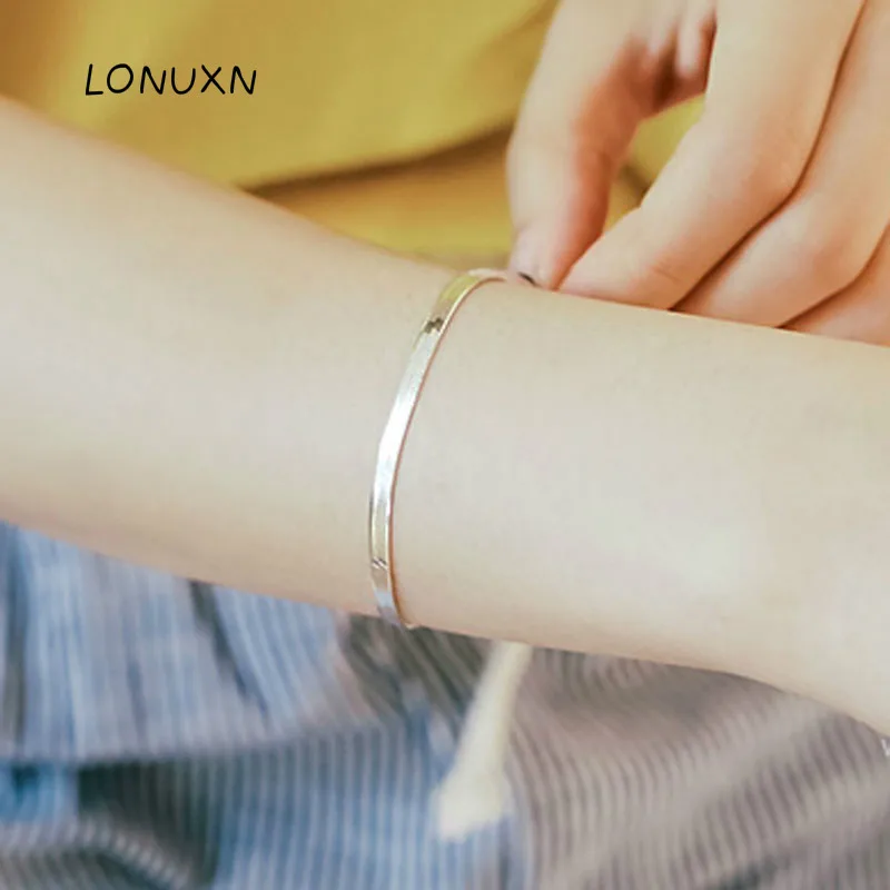 16.5+3.5cm High quality fashion simple fresh lucky 925 pure Sterling silver cute girls fine Female jewelry bracelet lovers gift
16.5+3.5cm High quality fashion simple fresh lucky 925 pure Sterling silver cute girls fine Female jewelry bracelet lovers gift