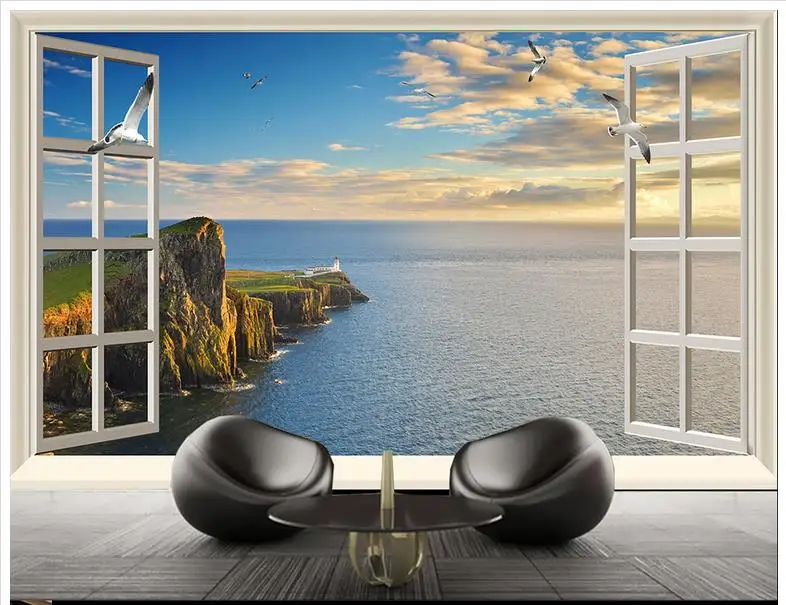 High Quality Hot Sale New custom 3d wallpaper Ocean scenery TV setting wall adornment picture of hd sunshine outside the window
High Quality Hot Sale New custom 3d wallpaper Ocean scenery TV setting wall adornment picture of hd sunshine outside the window