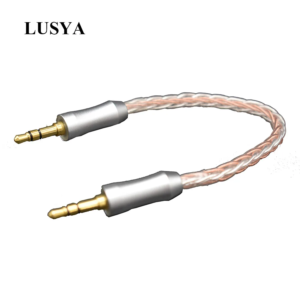 Lusya 4 Gold and 4 silver mixed 3.5mm Male to 3.5mm Male Stereo Audio Hifi Audio cable car AUX wire jump cable T0717
Lusya 4 Gold and 4 silver mixed 3.5mm Male to 3.5mm Male Stereo Audio Hifi Audio cable car AUX wire jump cable T0717