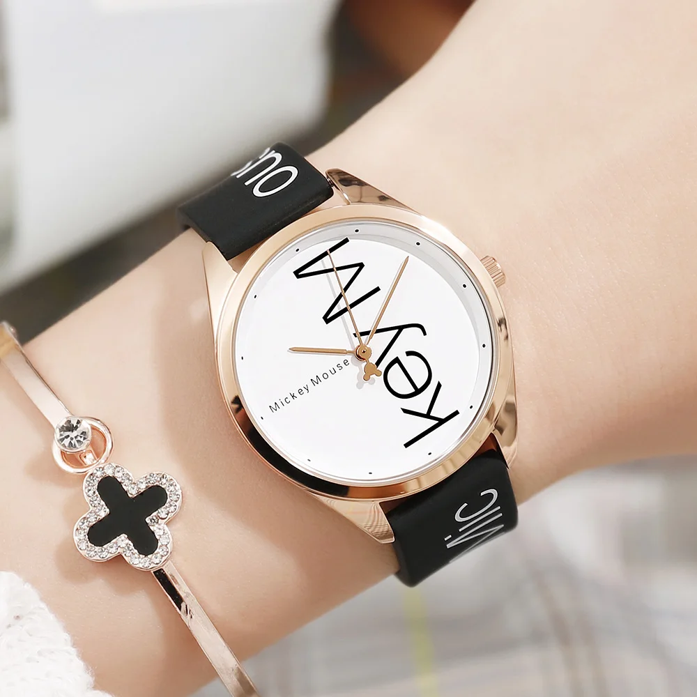 Disney Women Casual Watch Rubber Fashion Unisex Watch Mickey Mouse Quartz Wrist Watches for Women Girls Boys Students Watches
Disney Women Casual Watch Rubber Fashion Unisex Watch Mickey Mouse Quartz Wrist Watches for Women Girls Boys Students Watches