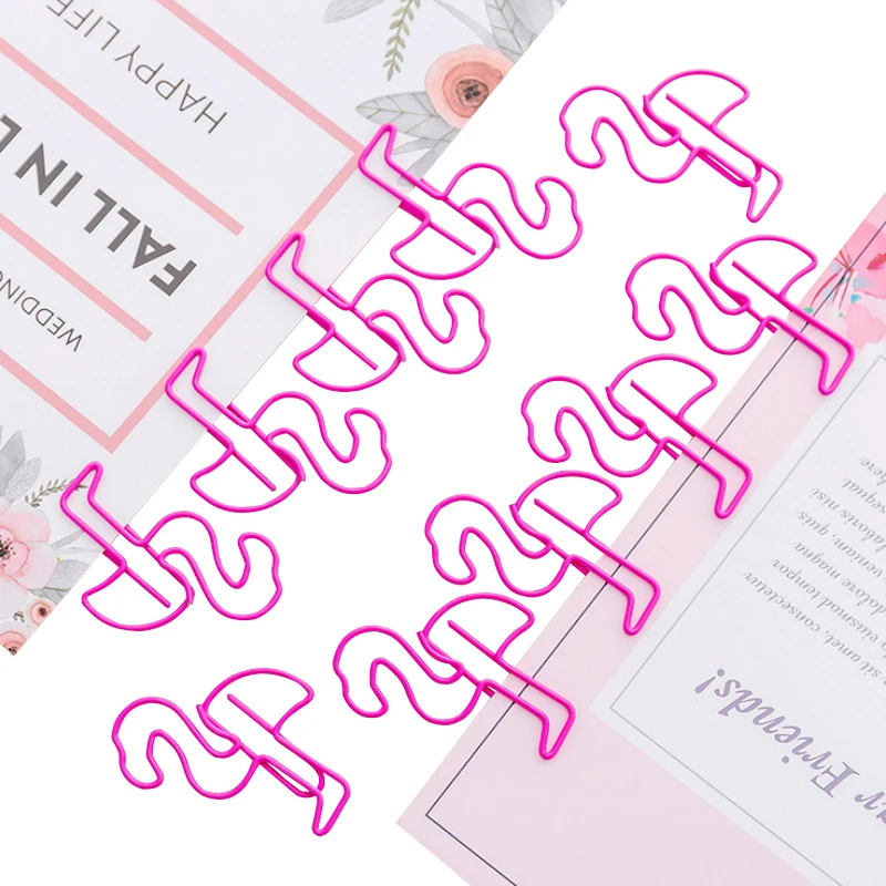 100pcs/lot New Lovely Pink Flamingo Metal Bookmark Creative Mini Paper Clip Book Markers School Office Supply
100pcs/lot New Lovely Pink Flamingo Metal Bookmark Creative Mini Paper Clip Book Markers School Office Supply