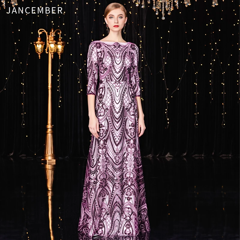 JANCEMBER abito da cerimonia donna Scoop Straight Three Quarter Floor-Length Vintage Pattern Sequined Latest cocktail dresses
JANCEMBER abito da cerimonia donna Scoop Straight Three Quarter Floor-Length Vintage Pattern Sequined Latest cocktail dresses
