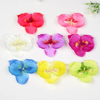 50pics Artificial flowers fake Phalaenopsis Silk Flower Heads Fashion Butterfly Orchid handwork DIY wreath Hair clip
50pics Artificial flowers fake Phalaenopsis Silk Flower Heads Fashion Butterfly Orchid handwork DIY wreath Hair clip