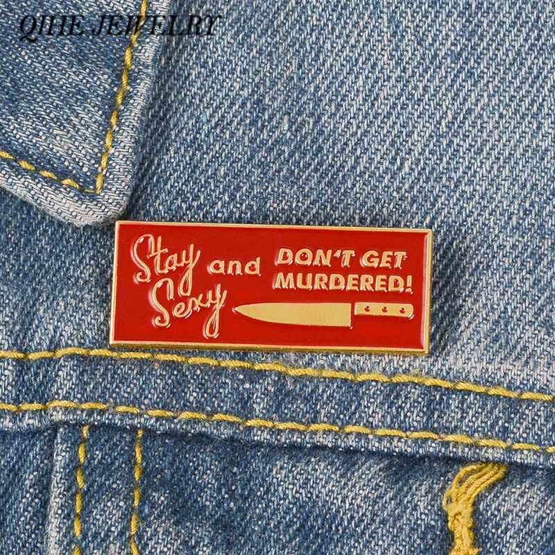 QIHE JEWELRY My Favorite Murder Podcast Show MFM Red Lapel pins Feminist Brooches for woen Femalel Jewelry
QIHE JEWELRY My Favorite Murder Podcast Show MFM Red Lapel pins Feminist Brooches for woen Femalel Jewelry