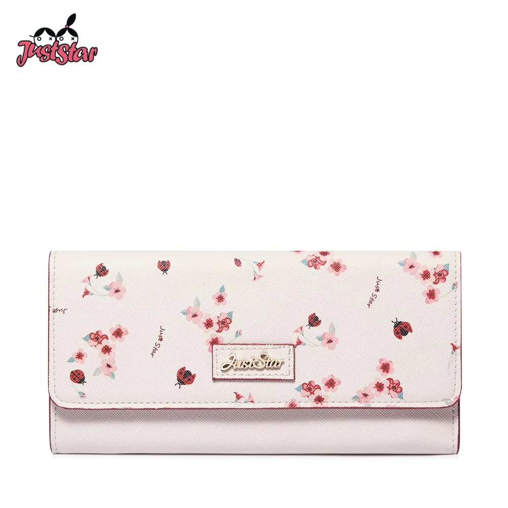 JUST STAR Women's Leather Romantic Wallets Ladies Fashion Flower Printing Phone Coin Purse For Girl's Gift Box Packing Pink
JUST STAR Women's Leather Romantic Wallets Ladies Fashion Flower Printing Phone Coin Purse For Girl's Gift Box Packing Pink