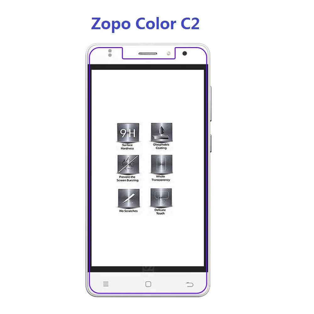 For Zopo Color C2 Tempered Glass 9H 2.5D Scratch Proof Premium Screen Protector Film For Zopo Color C2 Mobile Phone
For Zopo Color C2 Tempered Glass 9H 2.5D Scratch Proof Premium Screen Protector Film For Zopo Color C2 Mobile Phone
