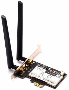 WTXUP DW1820A 802.11ac 1200Mbps Desktop PCi-e WiFi Adapter + Bluetooth 4.1 PCI Express WLAN Combo Card for Broadcom BCM94350ZAE
WTXUP DW1820A 802.11ac 1200Mbps Desktop PCi-e WiFi Adapter + Bluetooth 4.1 PCI Express WLAN Combo Card for Broadcom BCM94350ZAE
