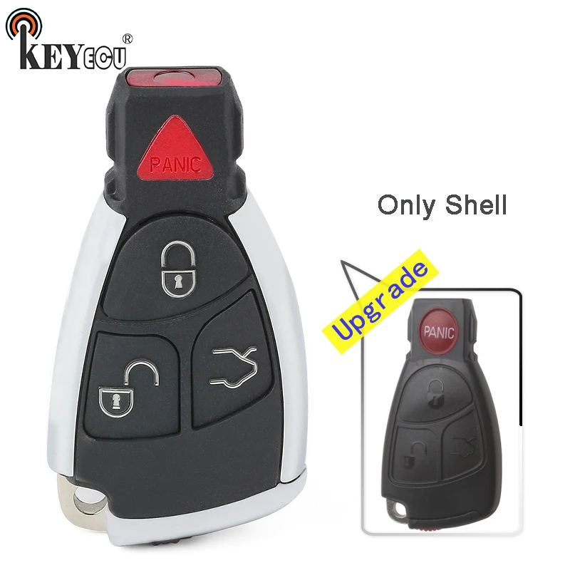 KEYECU for Mercedes-Benz CLS C E S Replacement Modified Smart 3+1 4 Button remote Key Shell Case Cover
KEYECU for Mercedes-Benz CLS C E S Replacement Modified Smart 3+1 4 Button remote Key Shell Case Cover
