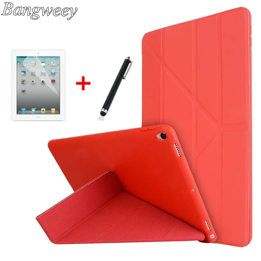 Ультратонкий умный чехол из ПУ кожи с эффектом деформации для iPad air 3 2019 чехлы