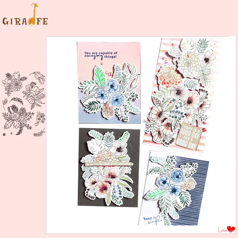 Flower Decor Transparent Clear Silicone Stamp/Seal for DIY Scrapbooking/Album Craft Decorative designs hand made Clear Stamps
Flower Decor Transparent Clear Silicone Stamp/Seal for DIY Scrapbooking/Album Craft Decorative designs hand made Clear Stamps
