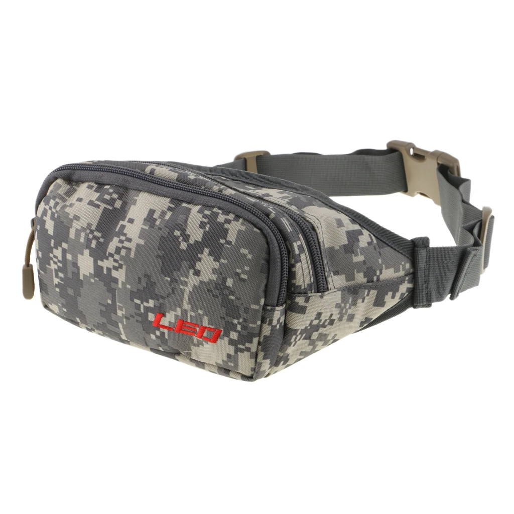 Fishing Bag Portable Outdoor Fishing Tackle Bags Multiple Waist Bag Fanny Pack for Daily Life Cycling Camping Hiking Hunting