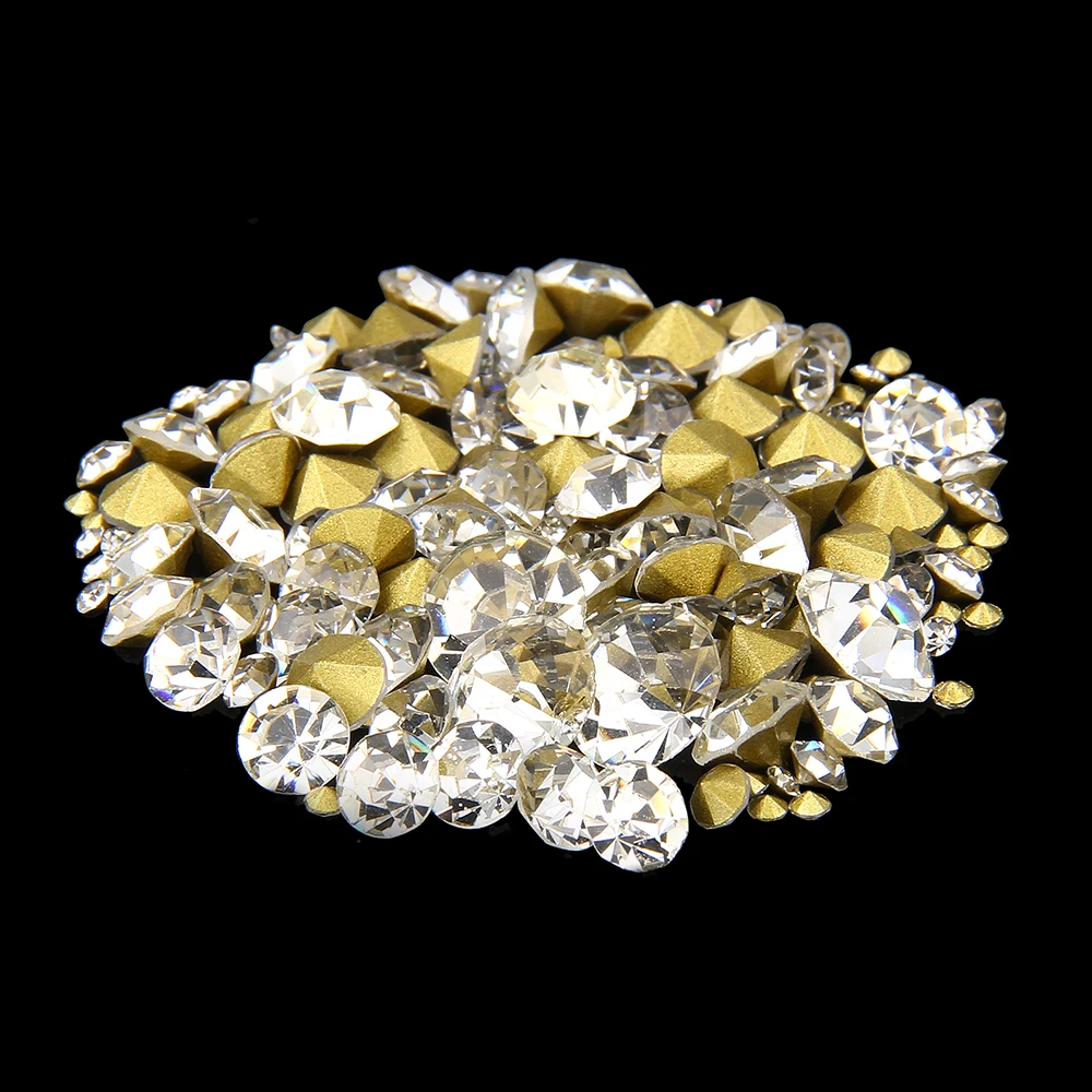 Shiny Glass Rhinestones Crystal Color 1440pcs Mini Pointback Crystal Stones Loose Strass Bead DIY Nail Art Decoration
Shiny Glass Rhinestones Crystal Color 1440pcs Mini Pointback Crystal Stones Loose Strass Bead DIY Nail Art Decoration