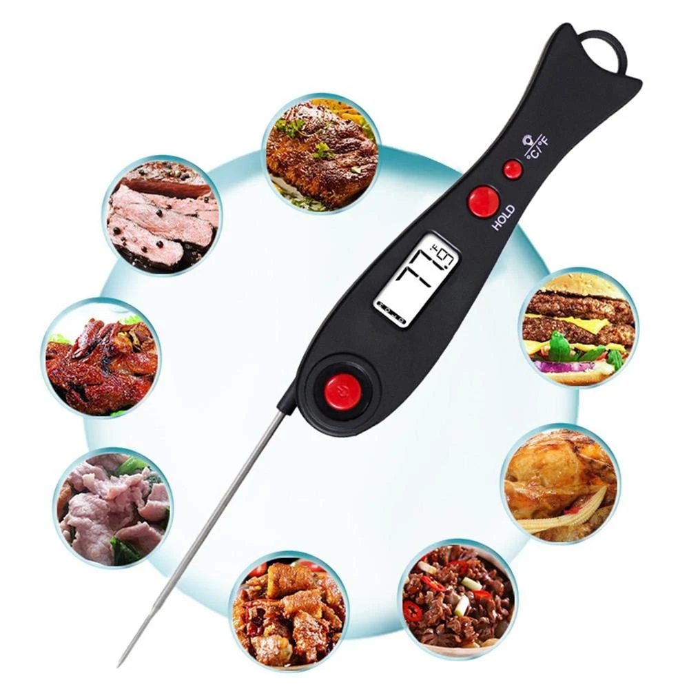 1Pcs Digital Instant Read Meat Thermometer - Kitchen Food Cooking Thermometer with Backlight - Best Super Fast Electric Meat The
1Pcs Digital Instant Read Meat Thermometer - Kitchen Food Cooking Thermometer with Backlight - Best Super Fast Electric Meat The