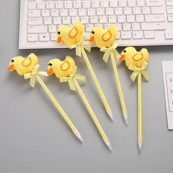 36pc/lot Cute yellow duck cartoon animal pen /ball point pen / GIFT Plush duck promotion pen/creative stationery
36pc/lot Cute yellow duck cartoon animal pen /ball point pen / GIFT Plush duck promotion pen/creative stationery