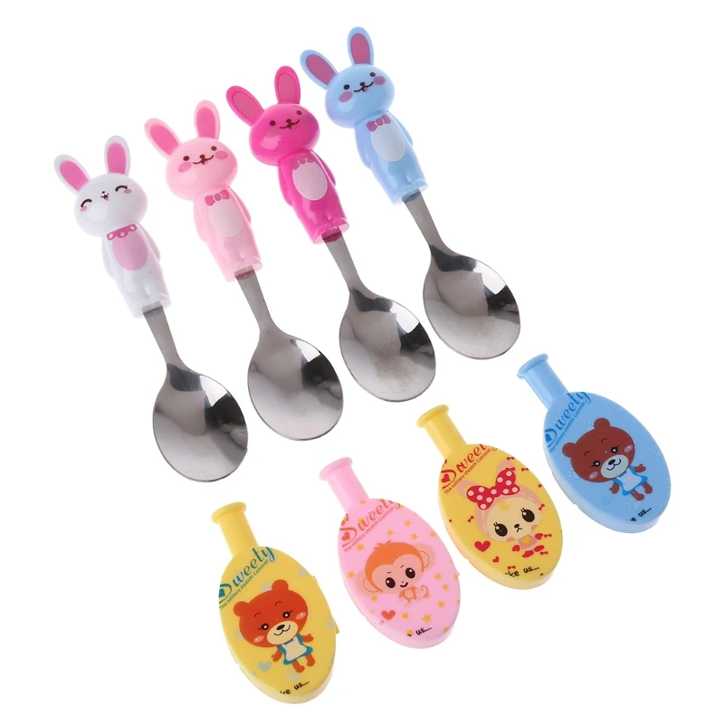 Kid Spoon Stainless Steel Children Tableware Cartoon Cover Utensil Soup Portable
Kid Spoon Stainless Steel Children Tableware Cartoon Cover Utensil Soup Portable