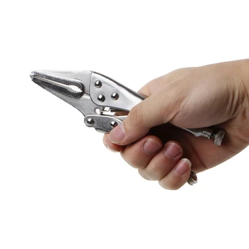 7Inch Locking Pliers Long Nose Straight Jaw Lock Vise Grip Clamp Hand Tool 165mm #Sep.08
7Inch Locking Pliers Long Nose Straight Jaw Lock Vise Grip Clamp Hand Tool 165mm #Sep.08