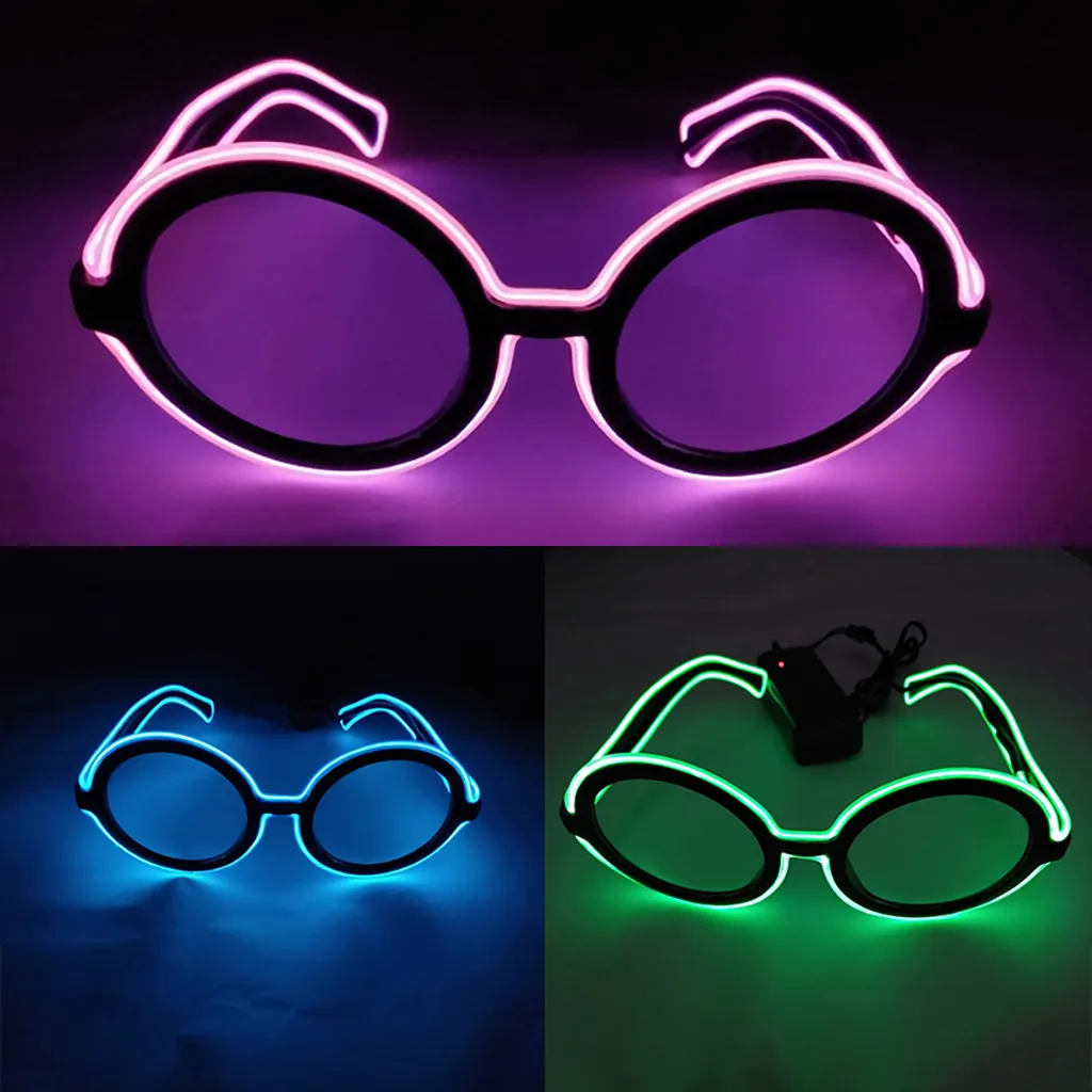 sunglasses women 2019 El LED Club Party Light Up Glasses Eyeglasses Bright Flashing Brill Battery Box lunette soleil femme #es5
sunglasses women 2019 El LED Club Party Light Up Glasses Eyeglasses Bright Flashing Brill Battery Box lunette soleil femme #es5