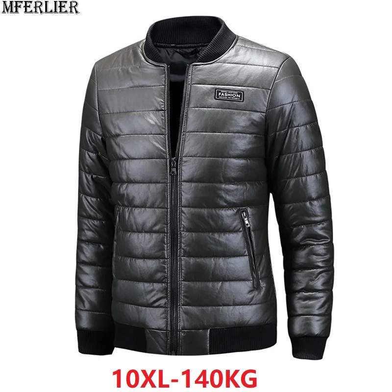 MFERLIER Plus Size large 8XL faux Leather Jackets 9XL 10XL Men Winter Baseball Collar Mens Leather black Motorcycle Jackets Coat
MFERLIER Plus Size large 8XL faux Leather Jackets 9XL 10XL Men Winter Baseball Collar Mens Leather black Motorcycle Jackets Coat