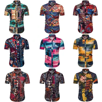 Fashion Stitching Youth Summer Men Flower Mens Floral Shirts Short Sleeve Men Dress Shirt Casual Shirt Short Sleeve Print Blue 6
Fashion Stitching Youth Summer Men Flower Mens Floral Shirts Short Sleeve Men Dress Shirt Casual Shirt Short Sleeve Print Blue 6