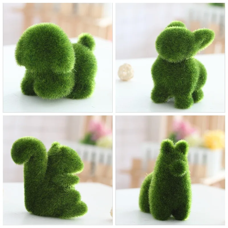 Creative Gifts Decorations Artificial Grass Flocking Animals Home Desk Decoration Accessories Modern Rustic Home Decor
Creative Gifts Decorations Artificial Grass Flocking Animals Home Desk Decoration Accessories Modern Rustic Home Decor