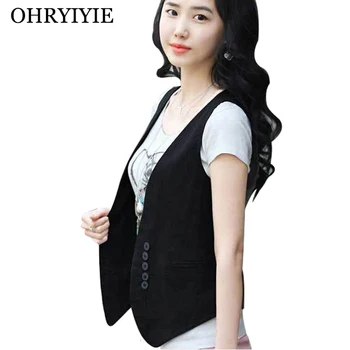 OHRYIYIE Women Vest Wardrobe Waistcoat 2019 New Women's Slim Cotton Vest Fashion Female Sleeveless Jackets Coat colete feminino
OHRYIYIE Women Vest Wardrobe Waistcoat 2019 New Women's Slim Cotton Vest Fashion Female Sleeveless Jackets Coat colete feminino