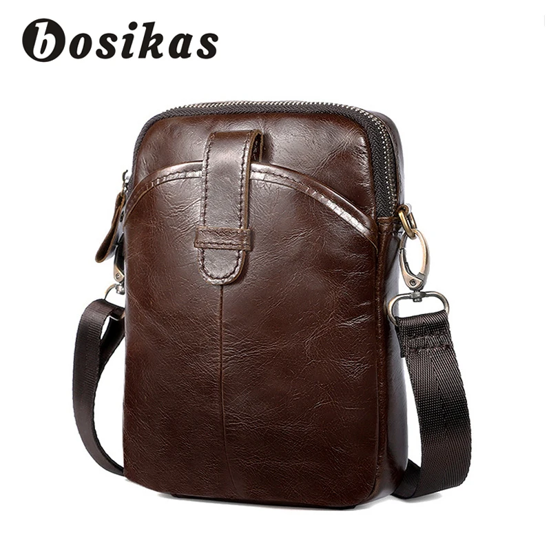 BOSIKAS Genuine Leather Men Bag Fashion Leather Crossbody Bag Shoulder Men Messenger Bags Vintage Designer Handbag Man Bag bolsa
BOSIKAS Genuine Leather Men Bag Fashion Leather Crossbody Bag Shoulder Men Messenger Bags Vintage Designer Handbag Man Bag bolsa