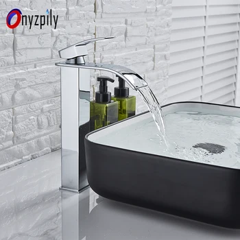 Onyzpily Tall Basin Sink Faucet Bathroom Brass Chrome Brushed Nickle ORB Mixer Tap Hot And Cold Water High Quality Square Style
Onyzpily Tall Basin Sink Faucet Bathroom Brass Chrome Brushed Nickle ORB Mixer Tap Hot And Cold Water High Quality Square Style