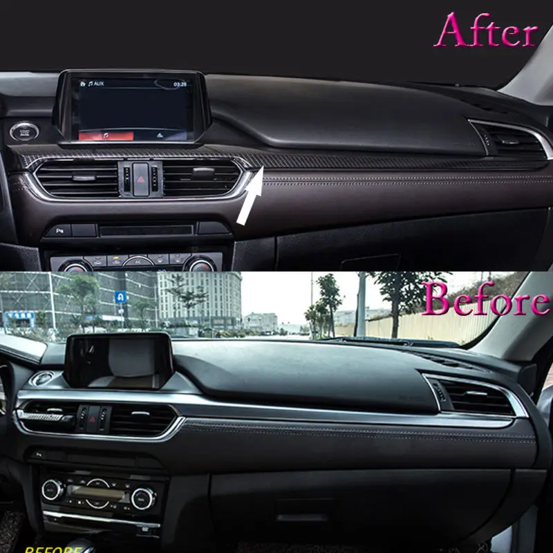 For Mazda 6 Atenza 2017 Carbon Fiber Color Car Console Center Dashboard Cover Trim Car Interior Moulding Sticker
For Mazda 6 Atenza 2017 Carbon Fiber Color Car Console Center Dashboard Cover Trim Car Interior Moulding Sticker
