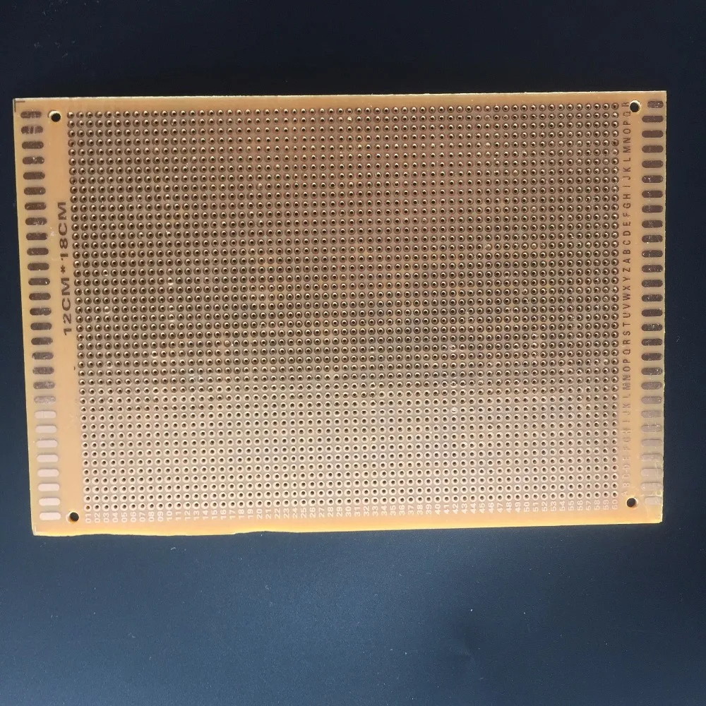 free shipping 5pc pcb single side blank copper clad 12*18cm printed Circuit board bakelite pcb Universal board Breadboard DIY
free shipping 5pc pcb single side blank copper clad 12*18cm printed Circuit board bakelite pcb Universal board Breadboard DIY