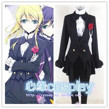Love Live Nico Yazawa Cosplay Costumes Swallow-tailed Coat Cartoon Hanayo Koizumi Cos Black Uniforms Unisex Swallowtail Suit
Love Live Nico Yazawa Cosplay Costumes Swallow-tailed Coat Cartoon Hanayo Koizumi Cos Black Uniforms Unisex Swallowtail Suit
