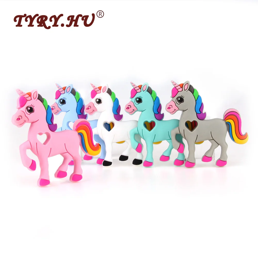 TYRY.HU 3Pcs Horse Baby Teethers Food Grade Silicone Teether BPA Free Mordedor Baby Teething Nursing Necklace Charms Pendant
TYRY.HU 3Pcs Horse Baby Teethers Food Grade Silicone Teether BPA Free Mordedor Baby Teething Nursing Necklace Charms Pendant