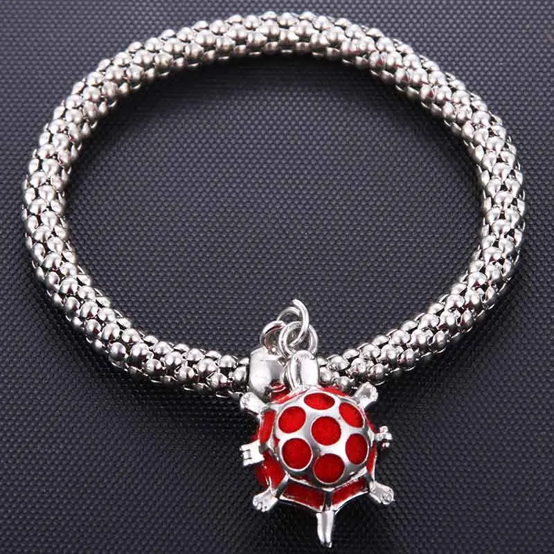 Sacred Turtle Cage Silver Creative Perfume Diffusion Corn Chain Bracelet Elastic Exquisite Aroma Bracelet Fashion Jewelry
Sacred Turtle Cage Silver Creative Perfume Diffusion Corn Chain Bracelet Elastic Exquisite Aroma Bracelet Fashion Jewelry