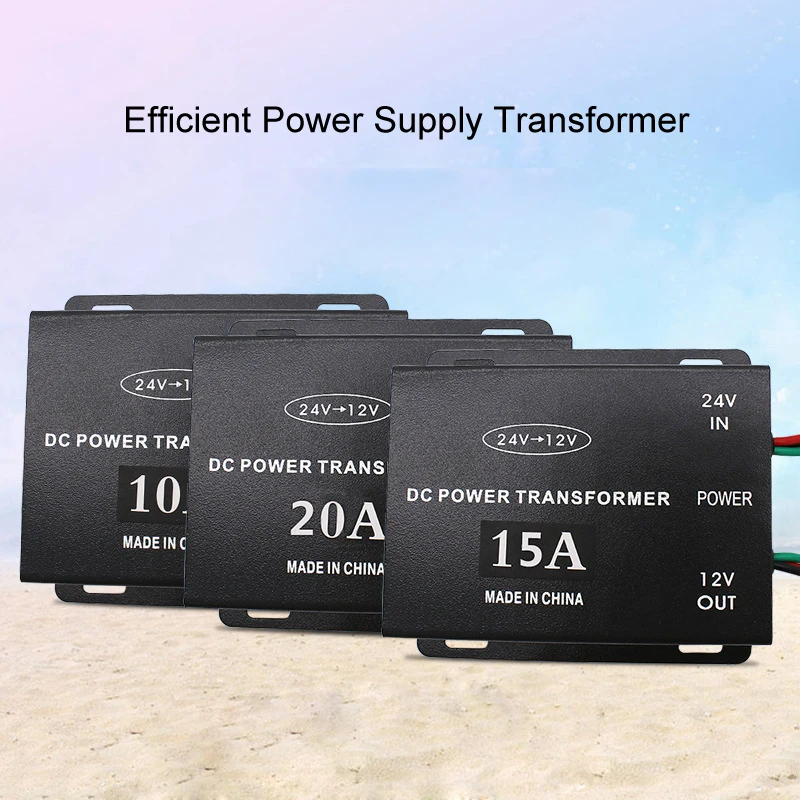 Car Convertor 10A 15A 20A 30A 40A DC 24V to12V Efficient Power Supply Transformer short circuit protection For Car Speaker CD
Car Convertor 10A 15A 20A 30A 40A DC 24V to12V Efficient Power Supply Transformer short circuit protection For Car Speaker CD