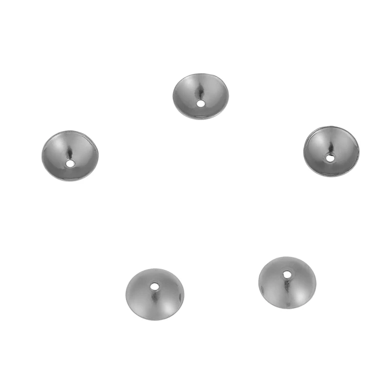 Fashion DIY Stainless Steel Beads Caps Jewelry Findings High Quality Silver Tone,100PCs
Fashion DIY Stainless Steel Beads Caps Jewelry Findings High Quality Silver Tone,100PCs