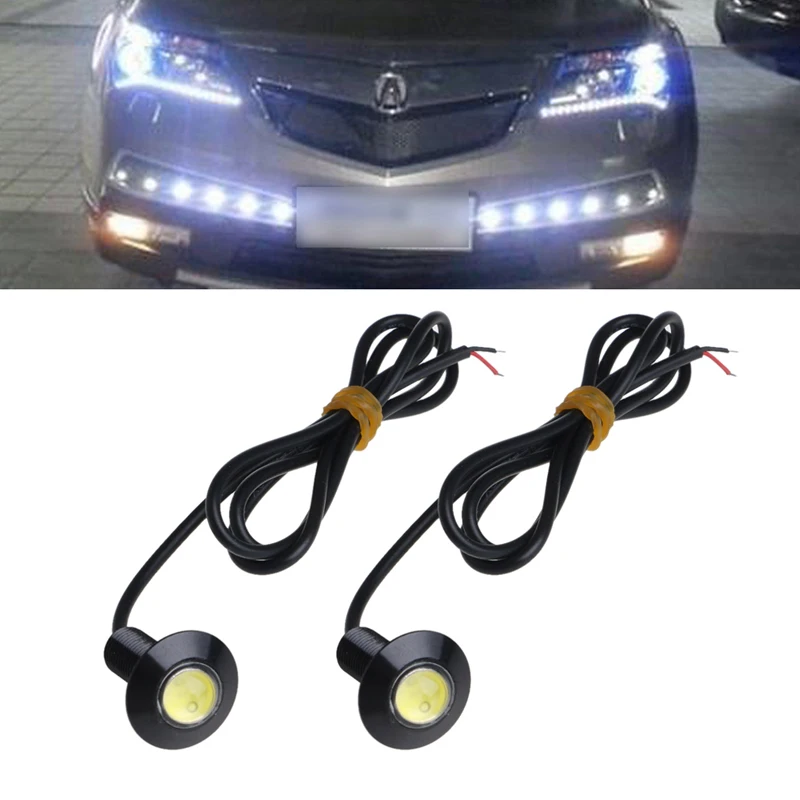 1 Pair Ultra Thin 23mm 12V Car LED DRL Daytime Running Light Eagle Eye Lamp for LED
1 Pair Ultra Thin 23mm 12V Car LED DRL Daytime Running Light Eagle Eye Lamp for LED