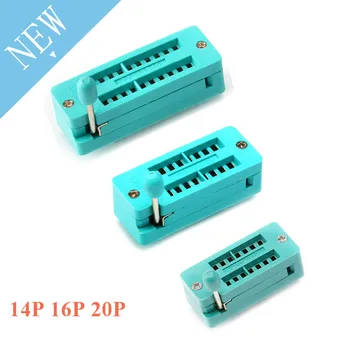 14P 16P 20P Multi-function Universal Integrated Circuit IC Socket 14 Pin 16 Pin 20 Pin ZIF ZIP DIP IC Test Tester Board Socket
14P 16P 20P Multi-function Universal Integrated Circuit IC Socket 14 Pin 16 Pin 20 Pin ZIF ZIP DIP IC Test Tester Board Socket