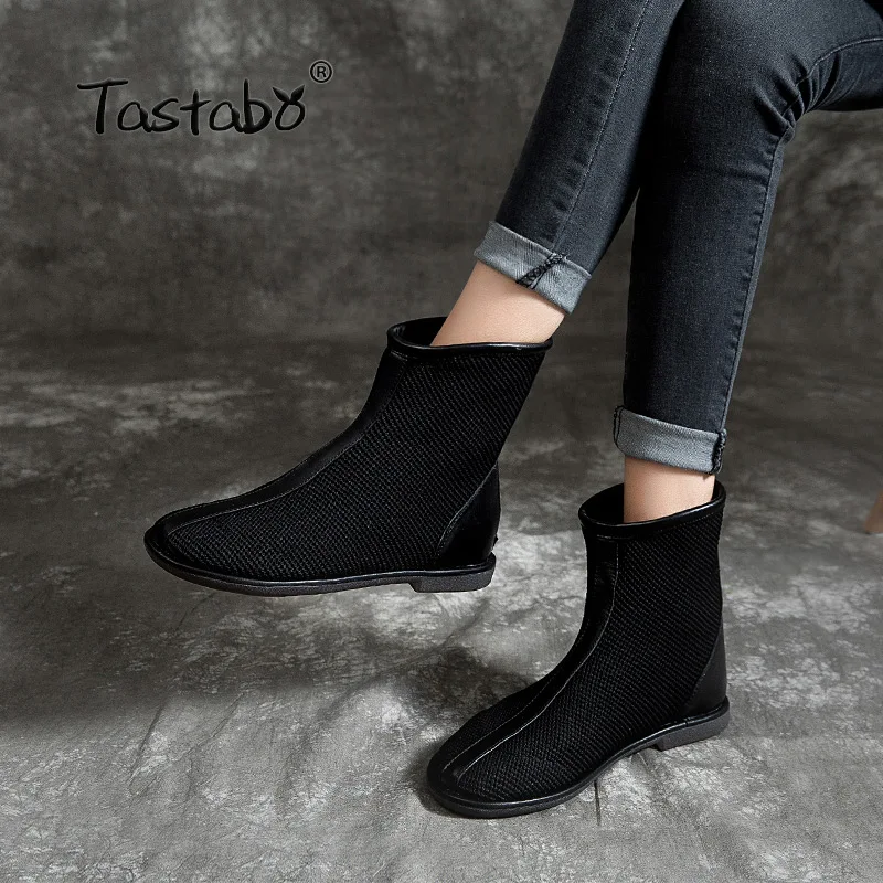 Tastabo comfortable ladies sandals Polyester fabric mesh upper design Black casual style S996 Flat bottom breathable sandals
Tastabo comfortable ladies sandals Polyester fabric mesh upper design Black casual style S996 Flat bottom breathable sandals