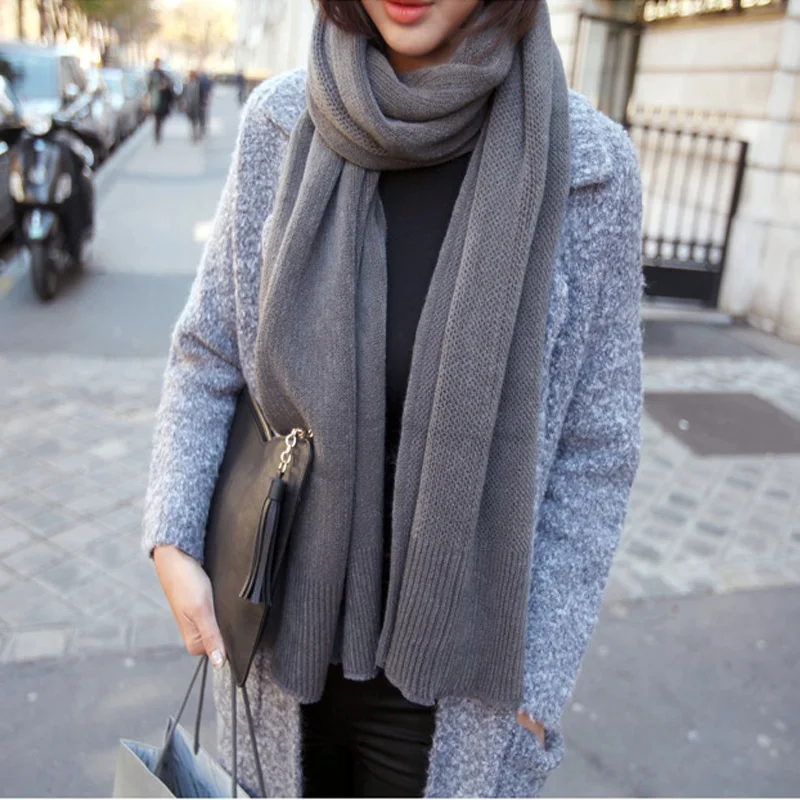 Fashion Large Scarves Women Long Cashmere Winter Wool Soft Warm Plaid Scarf Wrap Shawl Pure color Scarf Keep Warmer 200*50 cm
Fashion Large Scarves Women Long Cashmere Winter Wool Soft Warm Plaid Scarf Wrap Shawl Pure color Scarf Keep Warmer 200*50 cm