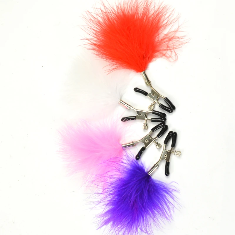 Women milk clips red Adult fun passionate 5 color 1 pair of flirting double peak feather milk clips Appeal accessories
Women milk clips red Adult fun passionate 5 color 1 pair of flirting double peak feather milk clips Appeal accessories