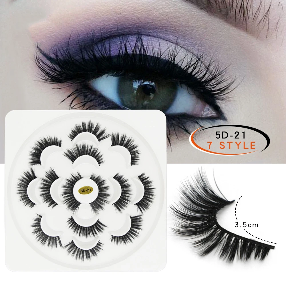 7 pairs Faux 3D Mink Lashes Natural Long False Eyelashes Volume Fake Lashes Makeup Extension Eyelashes maquiagem Dropshipping
7 pairs Faux 3D Mink Lashes Natural Long False Eyelashes Volume Fake Lashes Makeup Extension Eyelashes maquiagem Dropshipping