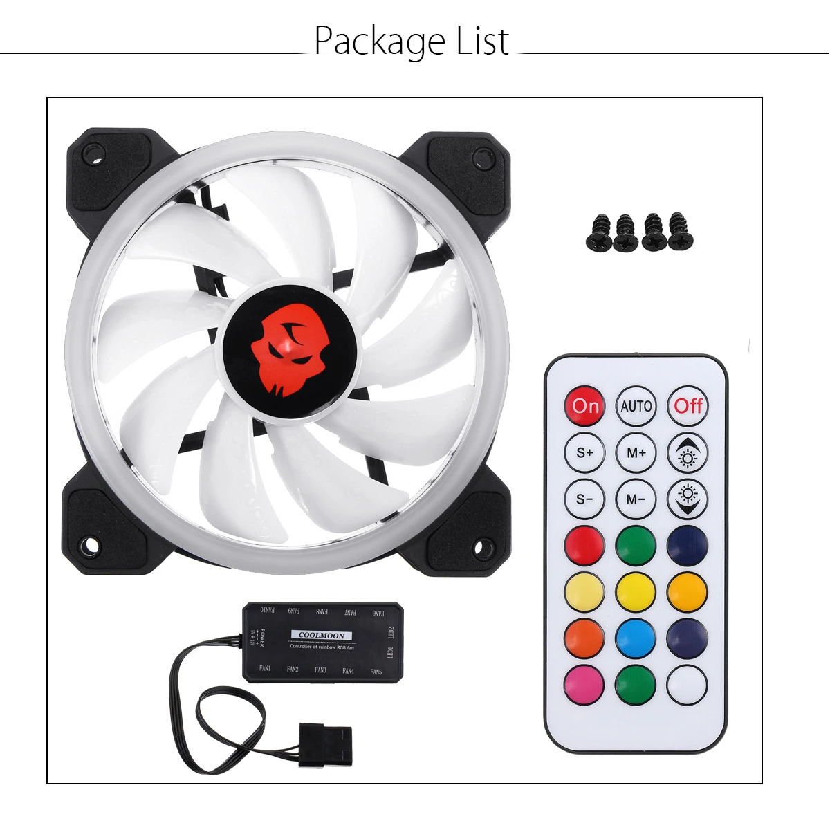 120mm Adjustable RGB LED CPU Cooling Fan Computer Cooler RGB Silent CPU Cooling Fans Radiator Heatsink Controller Remote For PC
120mm Adjustable RGB LED CPU Cooling Fan Computer Cooler RGB Silent CPU Cooling Fans Radiator Heatsink Controller Remote For PC