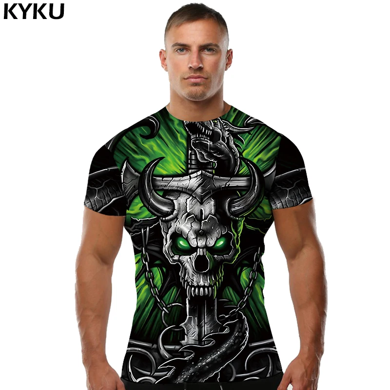 KYKU Skull T shirt Tau T-shirt Punk Rock Clothing Hip-Hop Tee Anime Clothes Sexy Men Clothing Print Fashion 2018 New O-Neck
KYKU Skull T shirt Tau T-shirt Punk Rock Clothing Hip-Hop Tee Anime Clothes Sexy Men Clothing Print Fashion 2018 New O-Neck