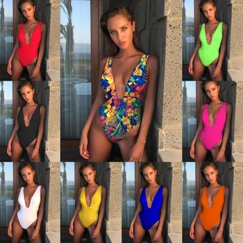 2019 Summer Sexy swimsuit Swimwear Women Solid One Piece Suit Monokini Bikinis Ladies One-piece Bathing Suit bodysuit swimsuit
2019 Summer Sexy swimsuit Swimwear Women Solid One Piece Suit Monokini Bikinis Ladies One-piece Bathing Suit bodysuit swimsuit