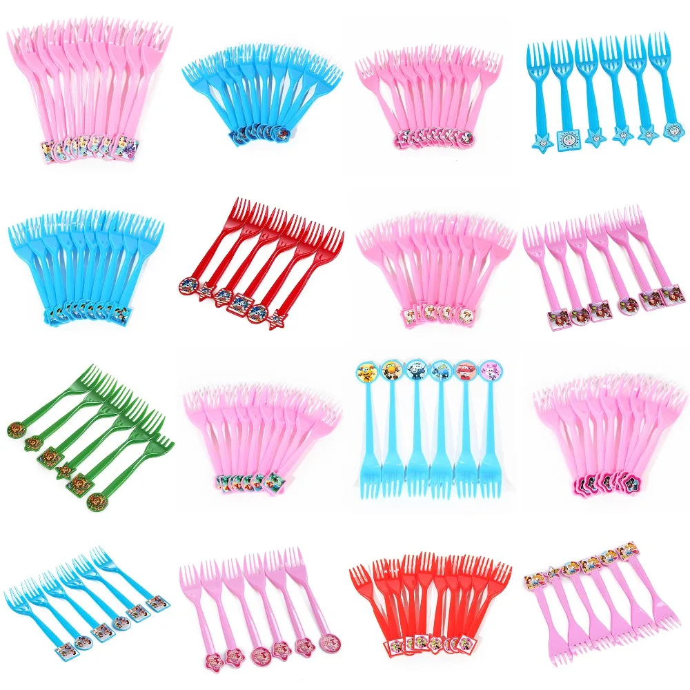 Wholesale Super Wings/Mermaid/Elsa Disposable Forks Party decorations Baby 1st Happy Birthday event party supplies for kids
Wholesale Super Wings/Mermaid/Elsa Disposable Forks Party decorations Baby 1st Happy Birthday event party supplies for kids