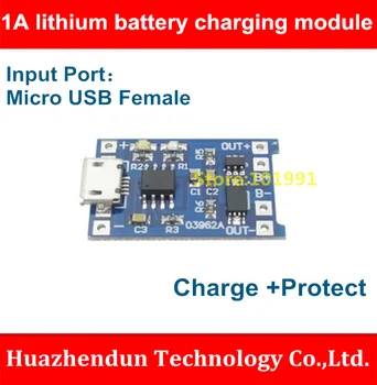 High Quality Charging Module 1A Integrated lithium battery charging and protection board Charge+Protect USB Female Interface
High Quality Charging Module 1A Integrated lithium battery charging and protection board Charge+Protect USB Female Interface