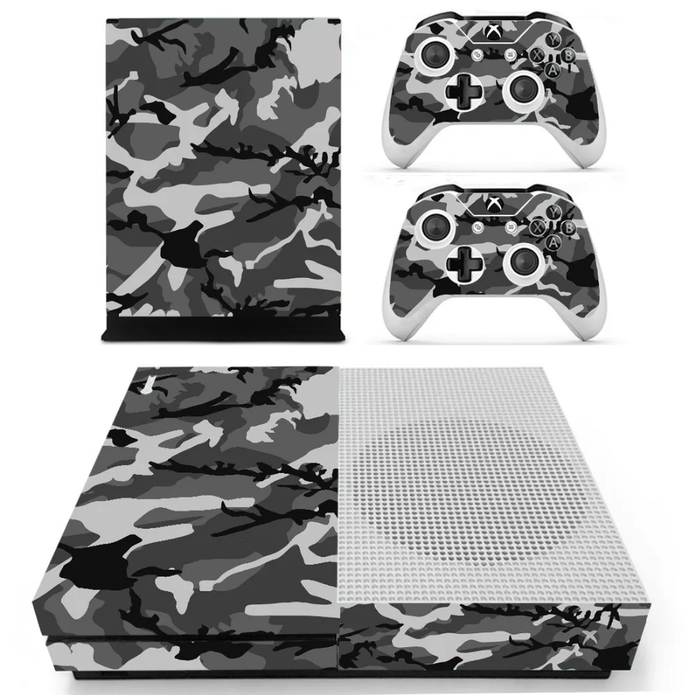 Camouflage Vinly Skin Sticker Decals For XBOX One S Console With Two Wireless Controller Skin
Camouflage Vinly Skin Sticker Decals For XBOX One S Console With Two Wireless Controller Skin