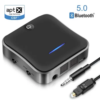 2 in 1 Bluetooth 5.0 Receiver Transmitter SPDIF/3.5mm Jack/RCA Hifi Stereo Wireless Audio Adapter Receptor for TV/Computer/Car
2 in 1 Bluetooth 5.0 Receiver Transmitter SPDIF/3.5mm Jack/RCA Hifi Stereo Wireless Audio Adapter Receptor for TV/Computer/Car